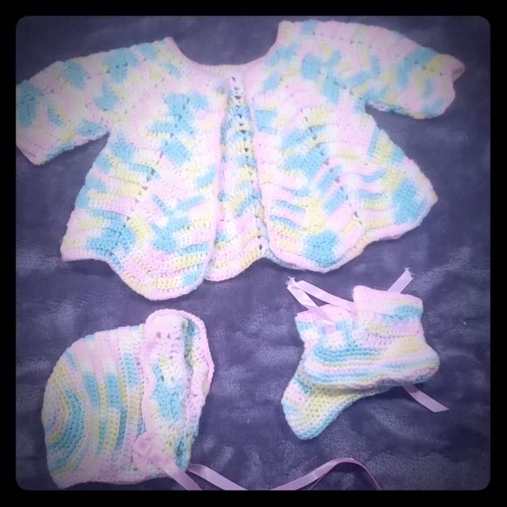 Gorgeous colorful newborn set